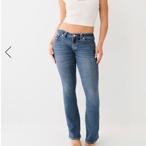 True Religion Blue Straight Leg Jeans